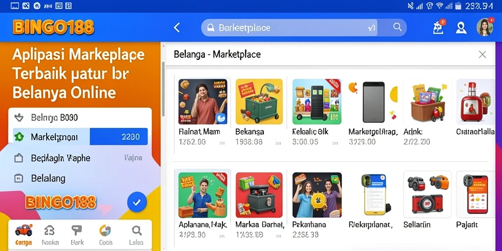 Tampilan antarmuka BINGO188 yang user-friendly dan menarik.