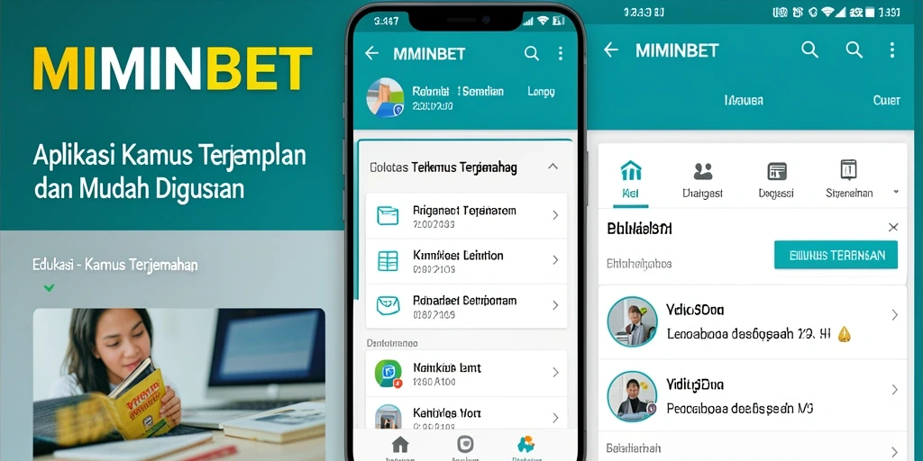 Tampilan antarmuka MIMINBET yang ramah pengguna dan fungsional.