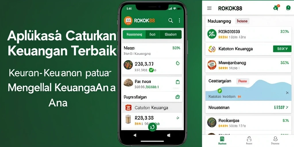 Tampilan antarmuka ROKOK88 yang user-friendly untuk mencatat keuangan.