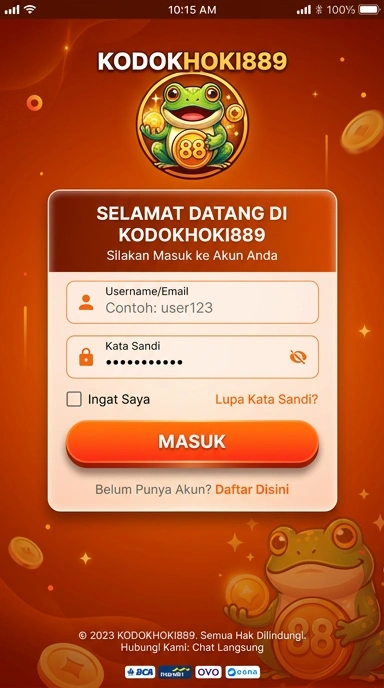 Masuk Akun kodokhoki889 untuk Pengguna Android