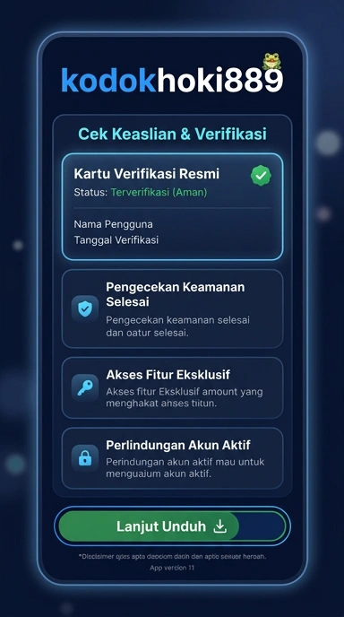 Halaman Resmi Kodokhoki889 untuk Pengguna Android